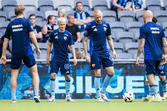 Viktor Bergh and Adam Ståhl of Djurgården