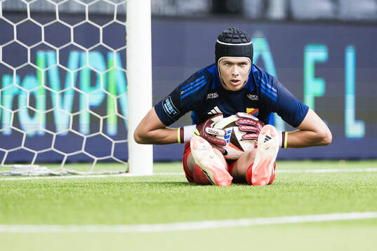 Goalkeeper Jacob Widell Zetterström of Djurgården  the