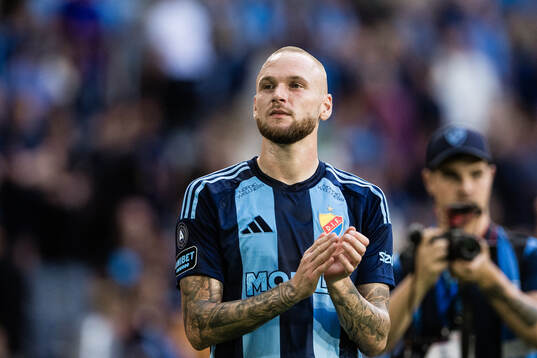 Adam Ståhl of Djurgården celebrates