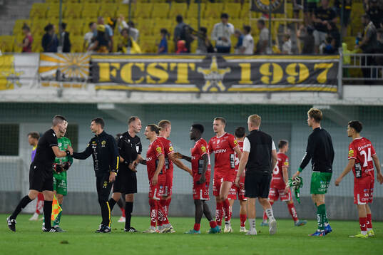 Players of Elfsborg celebrate
