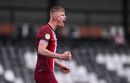 Simen Vatne Haram of Norway celebrates