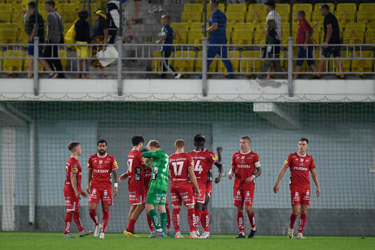 Players of Elfsborg celebrate
