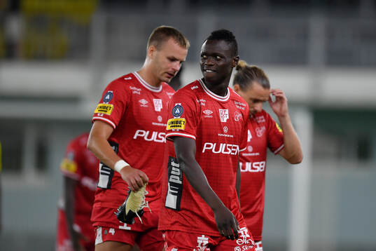 Players of Elfsborg celebrate
