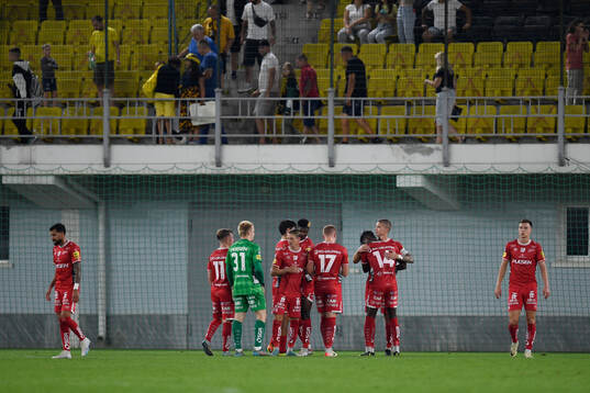 Players of Elfsborg celebrate