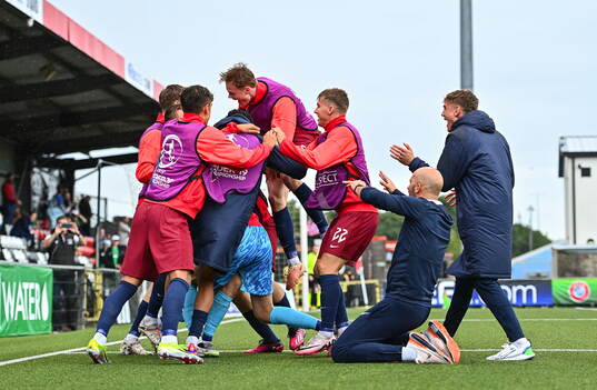 Norway players celebrate