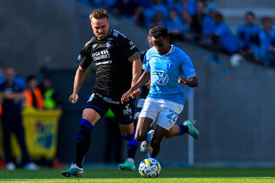 Sirius Henrik Castegren och Malmö FFs Taha Ali