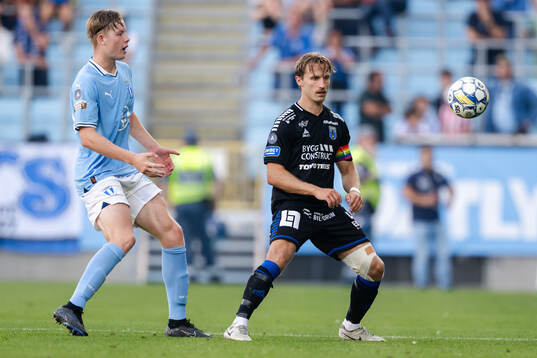 Malmö FFs Nils Zätterström och Sirius Daniel Stensson