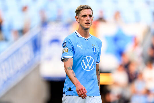 Malmö FFs Søren Rieks deppar