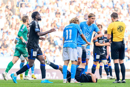 Malmö FFs Erik Botheim reagerar