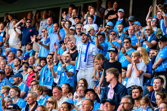 under fotbollsmatchen i Allsvenskan mellan Malmö FF och