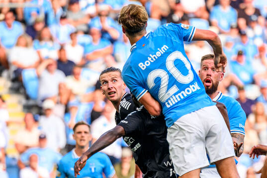 Sirius Andreas Murbeck och Malmö FFs Pontus Jansson