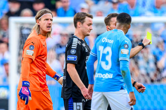 Malmö FFs målvakt Johan Dahlin