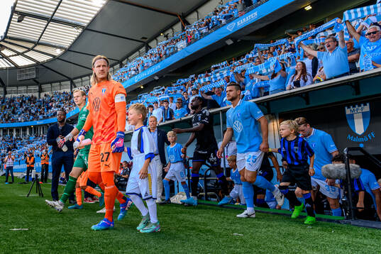 Malmö FFs målvakt Johan Dahlin