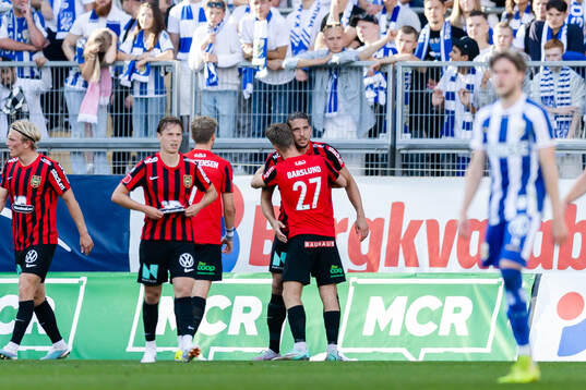 Brommapojkarnas Nikola Vasic jublar
