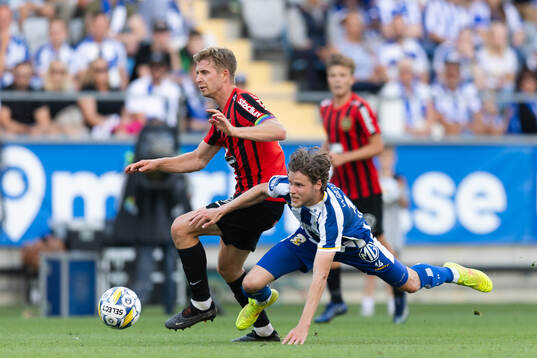 Brommapojkarnas Ludvig Fritzson och IFK Göteborgs Gustaf