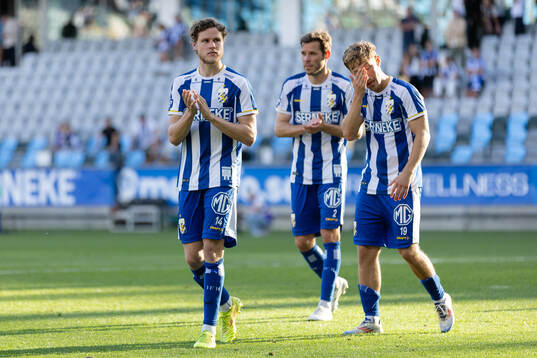 IFK Göteborgs Gustaf Norlin, Emil Salomonsson och Arbnor