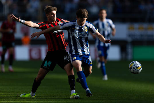 Brommapojkarnas Frederik Christensen och IFK Göteborgs