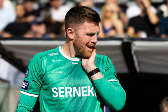 IFK Göteborgs målvakt Anders Kristiansen innan