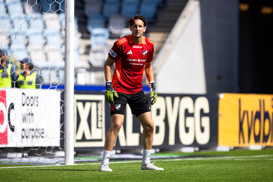 IFK Norrköpings målvakt David Mitov Nilsson på