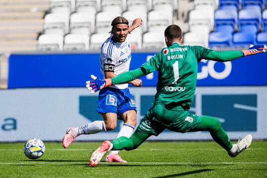 IFK Norrköpings Christoffer Nyman och Kalmars Samuel Brolin