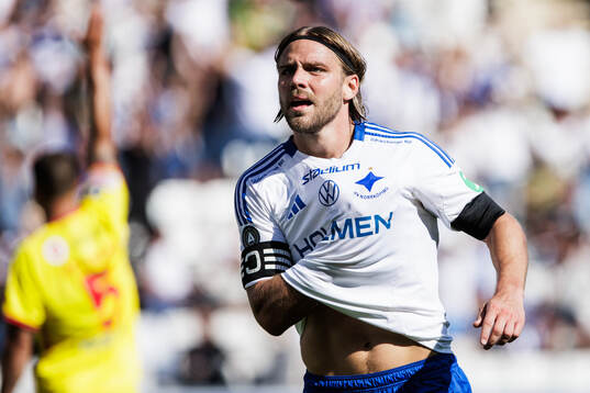 IFK Norrköpings Christoffer Nyman jublar
