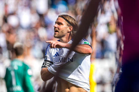 IFK Norrköpings Christoffer Nyman jublar