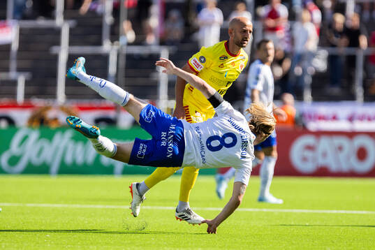 IFK Norrköpings Isak Andri Sigurgeirsson och Kalmars