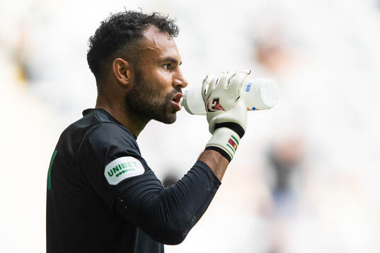 Hammarbys målvakt Warner Hahn