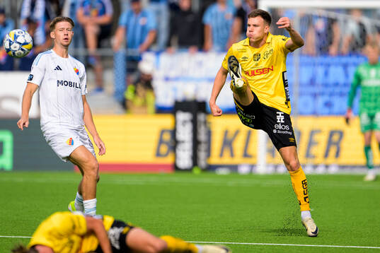 Djurgårdens Miro Tenho och Elfsborgs Andri Fannar
