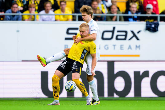 Elfsborgs Per Frick och Djurgårdens Miro Tenho