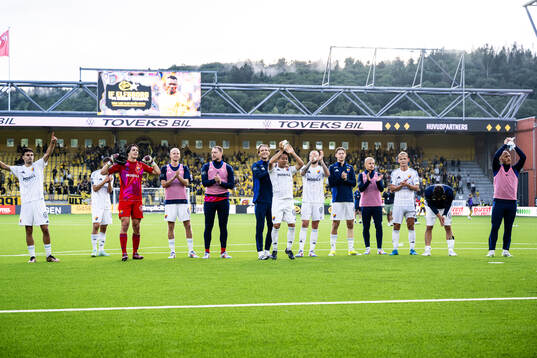 Djurgårdens spelare jublar