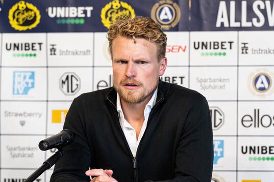 Elfsborgs manager Oscar Hiljemark
