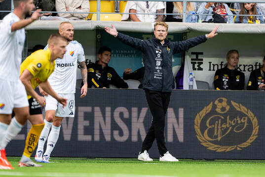Elfsborgs manager Oscar Hiljemark