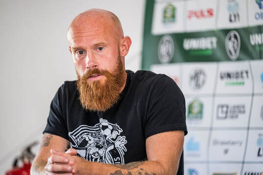 Landskronas tränare Max Mölder deppar
