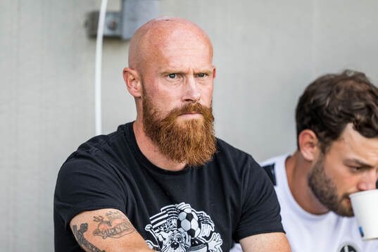 Landskronas tränare Max Mölder