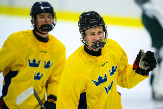 Jakob Ihs Wozniak of Sweden celebrates