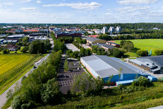 Drone view of Bahcohallen