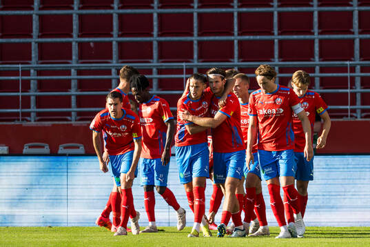 Helsingborgs Ervin Gigovic jublar