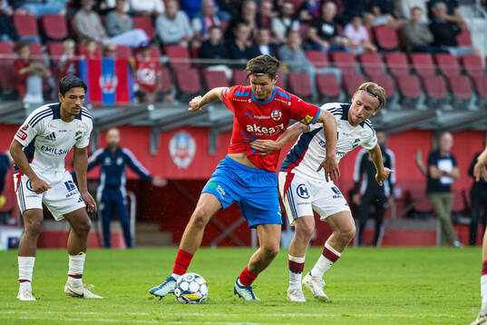 Helsingborgs Wilhelm Loeper och Östers David Seger