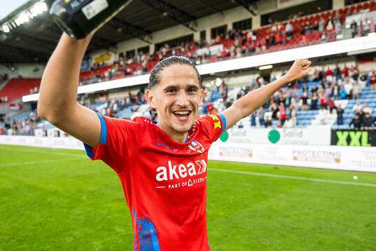 Helsingborgs Ervin Gigovic jublar