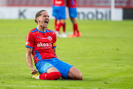 Helsingborgs Ervin Gigovic jublar