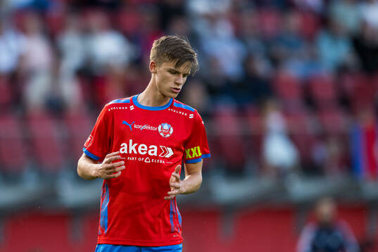 Helsingborgs Adrian Svanbäck deppar