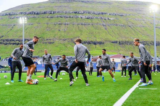 Pontus Jansson, Oliver Berg and Erik Botheim of Malmö FF