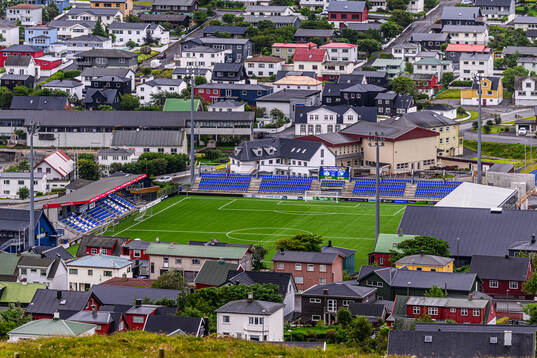 General view of Djupumyra Stadium