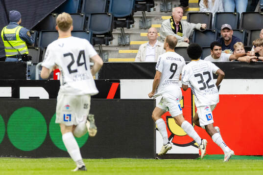 GAISs Gustav Lundgren jublar