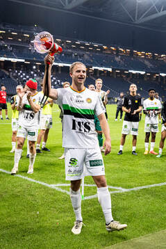 GAISs Gustav Lundgren jublar