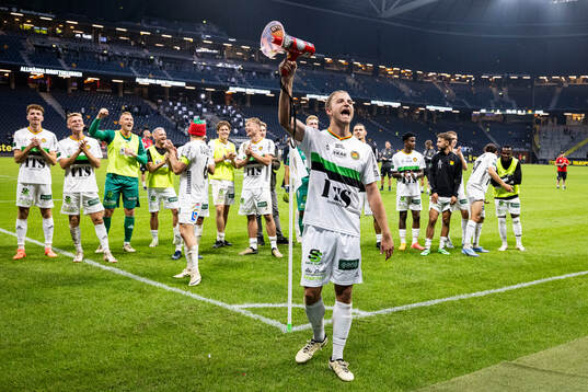 GAISs Gustav Lundgren jublar