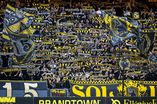 under fotbollsmatchen i Allsvenskan mellan AIK och GAIS
