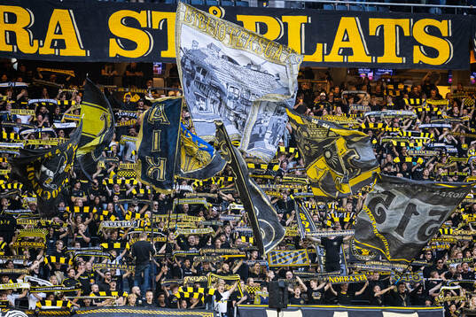 under fotbollsmatchen i Allsvenskan mellan AIK och GAIS