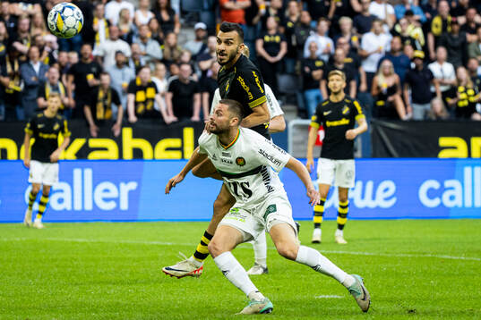 AIKs Ioannis Pittas och GAISs Axel Norén